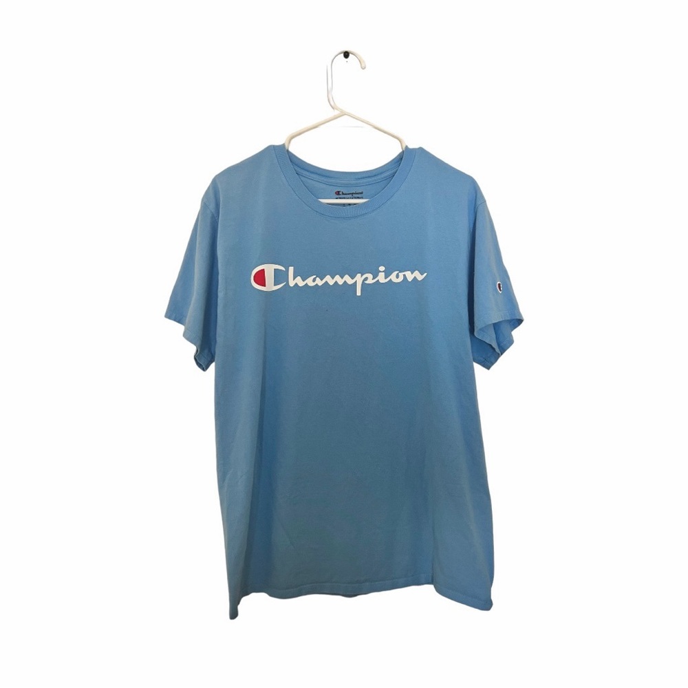 Mens M Champion T-shirt in blue